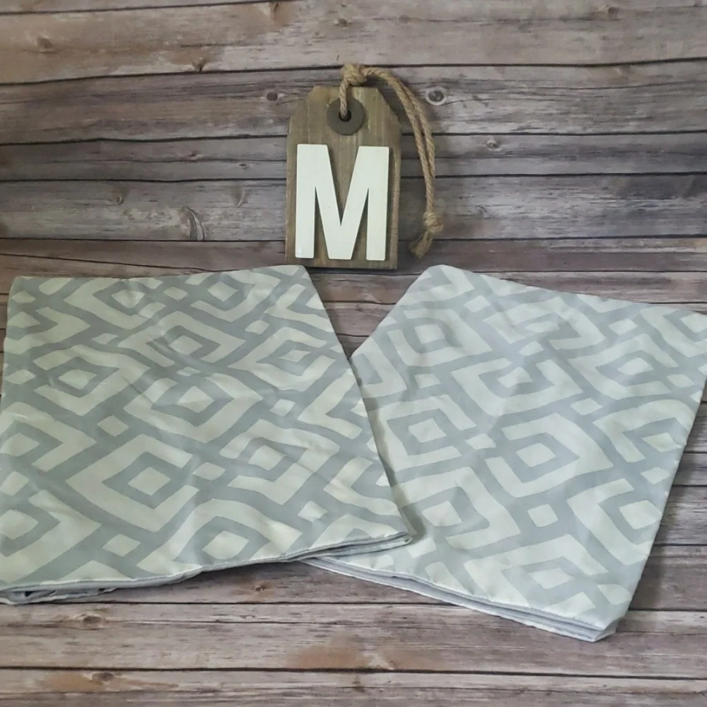 *PRICE DROP* Pillow shams: 1 maroon sham and 2 patterned shams